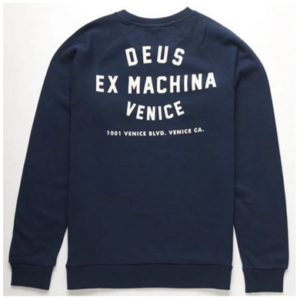 DEUS EX MACHINA Sweatshirt VENICE ADRESS CREW Farbe dunkelblau