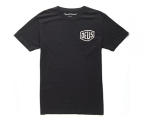 DEUS EX MACHINA T-Shirt VENICE ADDRESS mit Duck vorne und hinten Farbe schwarz