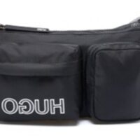 HUGO Gürteltasche RECORD V_WAISTBAG mit Reversed-Logo und mehreren Fächern schwarz HUGO Gürteltasche RECORD V_WAISTBAG mit Reversed-Logo und mehreren Fächern schwarz
