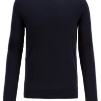 HUGO BOSS Pullover KUASIVOS aus Baumwolle mit Kaschmir Farbe dunkelblau 404 HUGO BOSS Pullover KUASIVOS aus Baumwolle mit Kaschmir Farbe dunkelblau 404