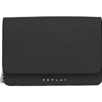 REPLAY Damen Clutch  Fw3880.000.a0132d mit Sternegurt schwarz
