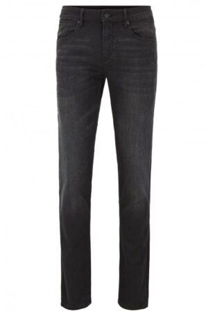HUGO BOSS Extra Slim-Fit Jeans CHARLESTON BC PUBLIC aus Stretch-Baumwolle schwarz 003