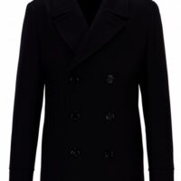 BOSS Slim-Fit Cabanjacke DUNES aus Schurwoll-Mix Farbe schwarz 001 BOSS Slim-Fit Cabanjacke DUNES aus Schurwoll-Mix Farbe schwarz 001