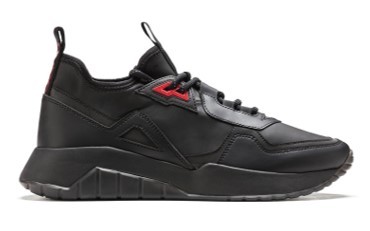 HUGO  Sneakers ATOM_RUNN_TXST mit Sockenschaft und gummierten Details schwarz 001 HUGO  Sneakers ATOM_RUNN_TXST mit Sockenschaft und gummierten Details schwarz 001