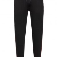 HUGO Regular-Fit Jogginghose DASCHKENT mit Logo-Tape in rot