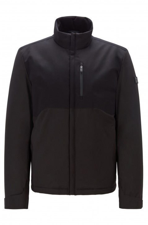 BOSS Wasserabweisende Jacke J_NAVAS mit Absteppungen schwarz 001 BOSS Wasserabweisende Jacke J_NAVAS mit Absteppungen schwarz 001