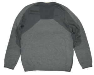 BOSS Pullover RISAS mit aufwendiger Strickkombination Farbe grau 031