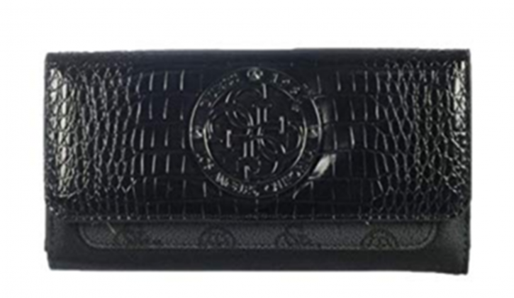 GUESS Magnolia SLG Pocket Geldbörse Trifold black GUESS Magnolia SLG Pocket Geldbörse Trifold black