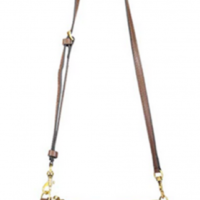 GUESS Damen Umhängetasche GUESS VINTAGE mit all over Guess logo brown