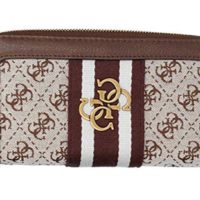GUESS Damen Geldbörse VINTAGE SLG im vintage look brown GUESS Damen Geldbörse VINTAGE SLG im vintage look brown