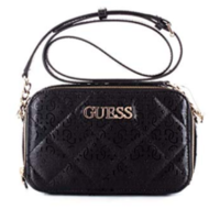 GUESS Damen WILONA MINI Umhängetasche, 6x12.5x20 CM schwarz