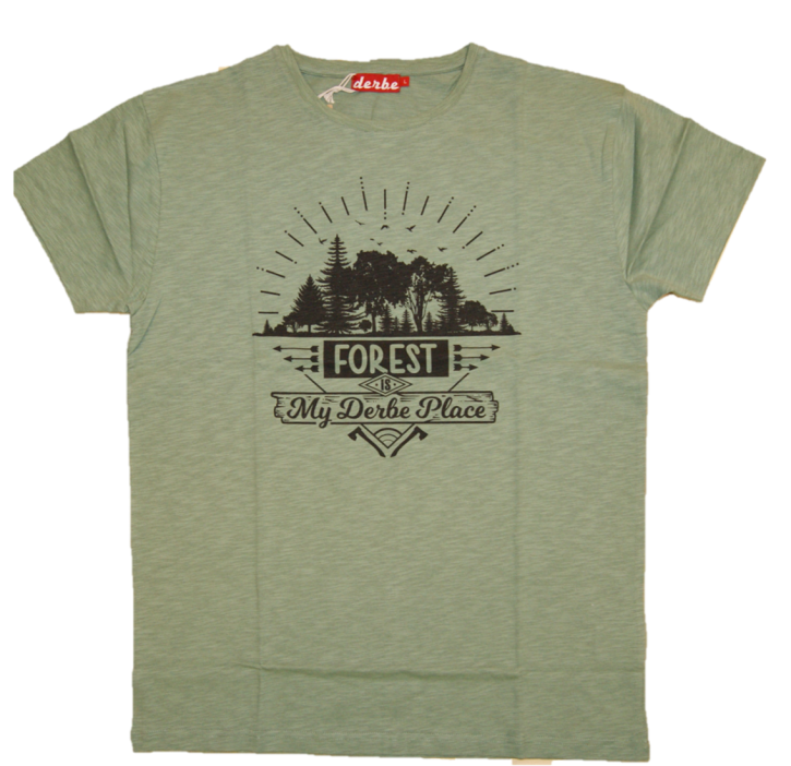 DERBE Forest Herren T-Shirt green bay DERBE Forest Herren T-Shirt green bay