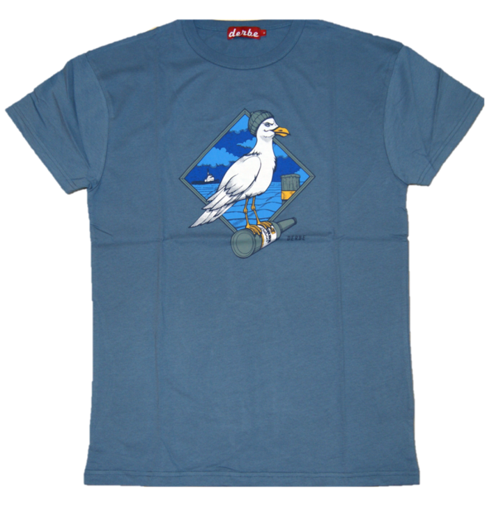 DERBE T-Shirt STURMMÖVE Farbe blue shadow DERBE T-Shirt STURMMÖVE Farbe blue shadow