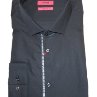 HUGO Extra Slim-Fit Hemd ERONDO aus Baumwolle mit bügelleichtem Finish  schwarz 001