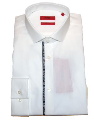 HUGO Extra Slim-Fit Hemd ERONDO aus Baumwolle mit bügelleichtem Finish weiss 199