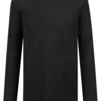 HUGO Pullover SAN BASTIO aus Baumwoll-Mix mit Seide schwarz 001