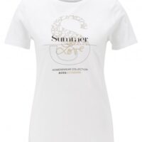 HUGO BOSS T-Shirt Tenovel aus Baumwoll-Jersey mit Grafik aus der Kollektion weiss 100