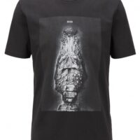 BOSS T-Shirt TROAAR 2 aus Baumwoll-Jersey mit PVC-freiem Tier-Print 002 BOSS T-Shirt TROAAR 2 aus Baumwoll-Jersey mit PVC-freiem Tier-Print 002