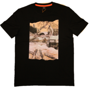 BOSS Recycelbares T-Shirt TEXRAY3 aus reiner Baumwolle mit PVC-freiem Foto-Print schwarz 001