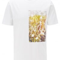 BOSS Recycelbares T-Shirt TROAAR 1 aus reiner Baumwolle mit PVC-freiem Foto-Print weiss 100 BOSS Recycelbares T-Shirt TROAAR 1 aus reiner Baumwolle mit PVC-freiem Foto-Print weiss 100