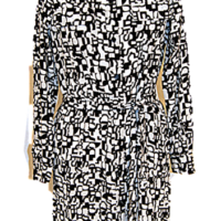 BOSS Regular-Fit Blusenkleid CALLURA aus Seide mit Logo-Print gemustert 960 BOSS Regular-Fit Blusenkleid CALLURA aus Seide mit Logo-Print gemustert 960