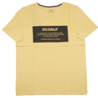 ECOALF Rundhals T-Shirt NATAL mit Fronttext yellow 201 ECOALF Rundhals T-Shirt NATAL mit Fronttext yellow 201