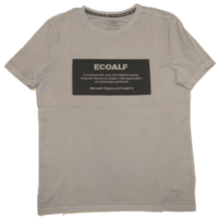 ECOALF Rundhals T-Shirt NATAL mit Fronttext grey melange 302 ECOALF Rundhals T-Shirt NATAL mit Fronttext grey melange 302
