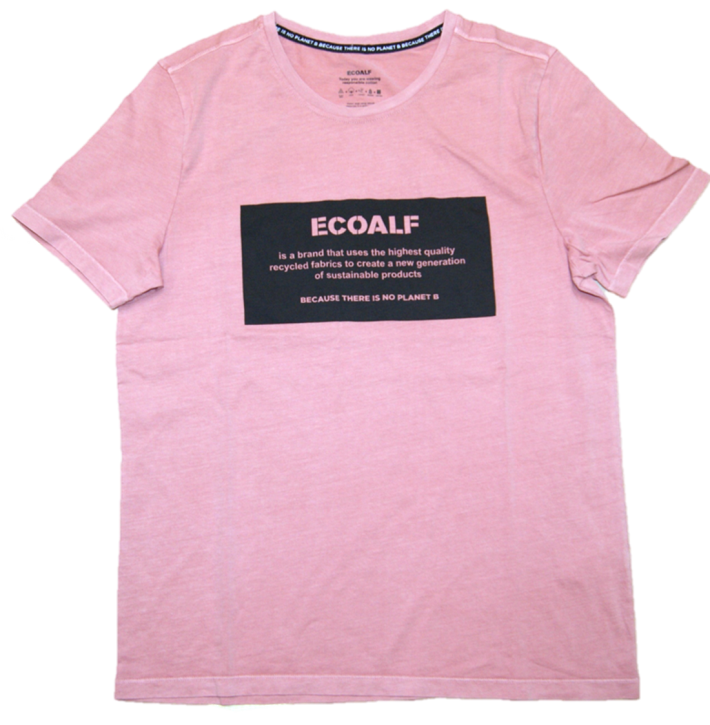 ECOALF Rundhals T-Shirt NATAL mit Fronttext rosa 255 ECOALF Rundhals T-Shirt NATAL mit Fronttext rosa 255