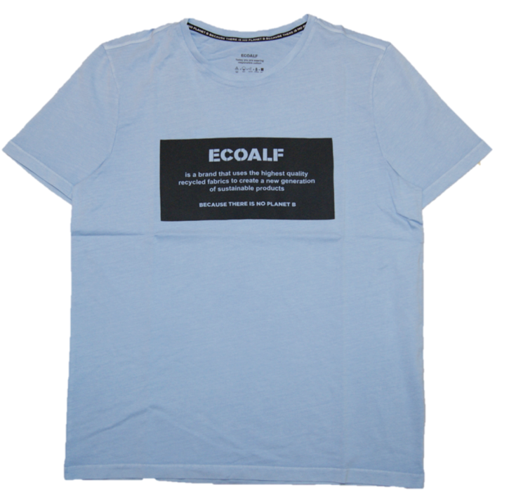 ECOALF Rundhals T-Shirt NATAL mit Fronttext sky blue 147 ECOALF Rundhals T-Shirt NATAL mit Fronttext sky blue 147