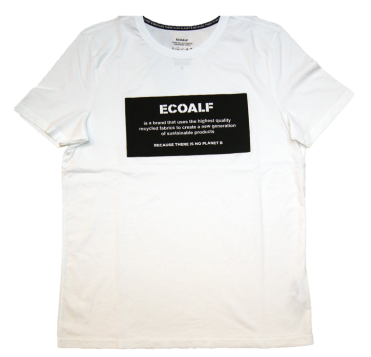 ECOALF Rundhals T-Shirt NATAL mit Fronttext weiss ECOALF Rundhals T-Shirt NATAL mit Fronttext weiss