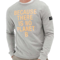 ECOALF Sweatshirt SAN DIEGO mit Text auf der Vorderseite Farbe grau ECOALF Sweatshirt SAN DIEGO mit Text auf der Vorderseite Farbe grau