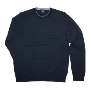 BOSS Pullover FABELLO 1 aus reinem Baumwoll-Jersey  dunkelblau 402