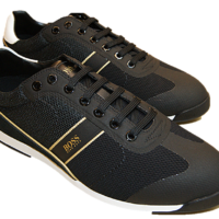 BOSS Sneakers aus Mesh Glaze_Lowp_mewt mit Veloursleder-Details schwarz 007 BOSS Sneakers aus Mesh Glaze_Lowp_mewt mit Veloursleder-Details schwarz 007