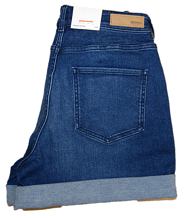 BOSS Relaxed-Fit Shorts J61 OMAHA IMAGE aus komfortablem Stretch-Denim blau 422 BOSS Relaxed-Fit Shorts J61 OMAHA IMAGE aus komfortablem Stretch-Denim blau 422