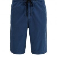 BOSS Regular-Fit Bermuda SABRIEL-SHORTS aus Baumwoll-Popeline mit Tunnelzugbund dunkelblau 404 BOSS Regular-Fit Bermuda SABRIEL-SHORTS aus Baumwoll-Popeline mit Tunnelzugbund dunkelblau 404