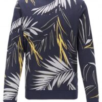 BOSS Sweatshirt WELEAF aus Baumwoll-Terry mit Blätter-Print 404 BOSS Sweatshirt WELEAF aus Baumwoll-Terry mit Blätter-Print 404