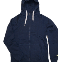 DERBE Herren Sweatjacke LUPUS_GOTS Blau-melange DERBE Herren Sweatjacke LUPUS_GOTS Blau-melange