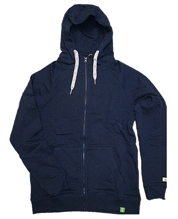 DERBE Herren Sweatjacke LUPUS_GOTS Blau-melange DERBE Herren Sweatjacke LUPUS_GOTS Blau-melange