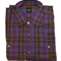 BOSS Slim-Fit Hemd MIRKO mit Karomuster aus Baumwolle lila 540 BOSS Slim-Fit Hemd MIRKO mit Karomuster aus Baumwolle lila 540