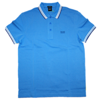 BOSS Poloshirt aus Baumwoll-Piqué PADDY mit Logo an der Kragenunterseite hellblau 423 BOSS Poloshirt aus Baumwoll-Piqué PADDY mit Logo an der Kragenunterseite hellblau 423