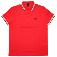 BOSS Poloshirt aus Baumwoll-Piqué PADDY mit Logo an der Kragenunterseite rot 621 BOSS Poloshirt aus Baumwoll-Piqué PADDY mit Logo an der Kragenunterseite rot 621