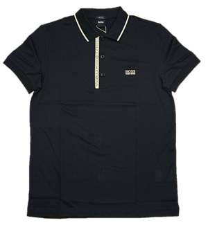BOSS Piqué-Poloshirt PAULE 4 aus Pima-Baumwolle schwarz 006