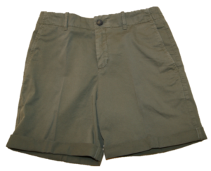 BOSS Relaxed-Fit Chino-Shorts Saclea-D aus elastischer Baumwolle oliv 252