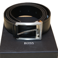 Hugo Boss Gürtel zum selberkürzen OBLIX Farbe schwarz 001 Hugo Boss Gürtel zum selberkürzen OBLIX Farbe schwarz 001