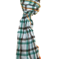 BOSS ORANGE SCHAL SCARF180x45 OVERLOCK FARBE GRÜN 309 BOSS ORANGE SCHAL SCARF180x45 OVERLOCK FARBE GRÜN 309