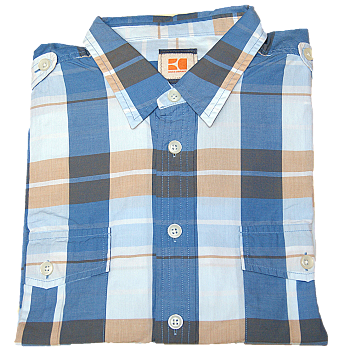 HUGO BOSS  Karohemd EZZERE Farbe blau 410 HUGO BOSS  Karohemd EZZERE Farbe blau 410