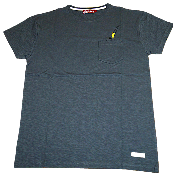 DERBE Herren T-Shirt  JUMP BOYS Farbe castlerock DERBE Herren T-Shirt  JUMP BOYS Farbe castlerock