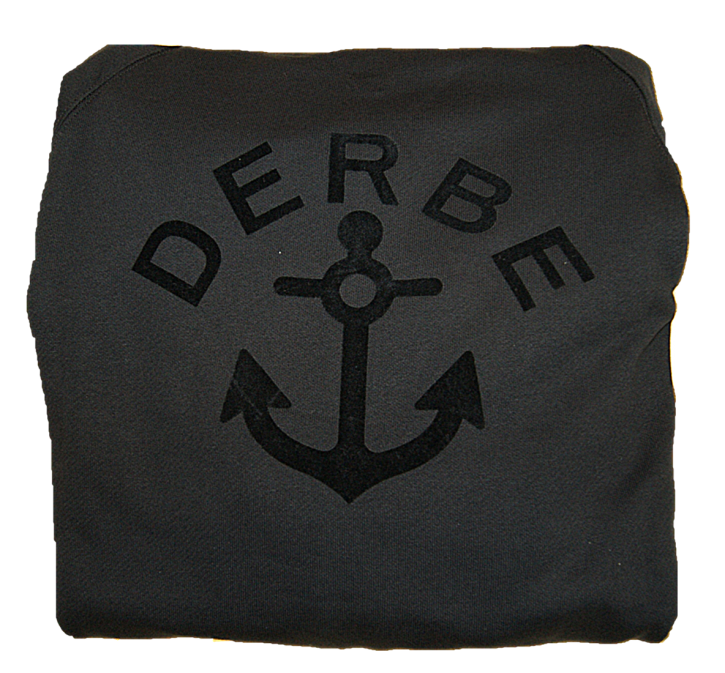 DERBE Herren Sweatjacke LOADMAN ZIP mit Derbe Rückenlogo schwarz DERBE Herren Sweatjacke LOADMAN ZIP mit Derbe Rückenlogo schwarz