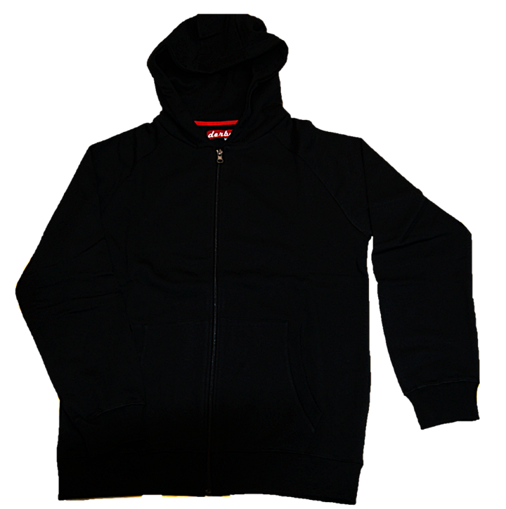 DERBE Herren Sweatjacke LOADMAN ZIP mit Derbe Rückenlogo schwarz DERBE Herren Sweatjacke LOADMAN ZIP mit Derbe Rückenlogo schwarz