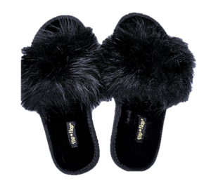 FLIP FLOP ORIGINALS Hausschuhe hairy*pool schwarz